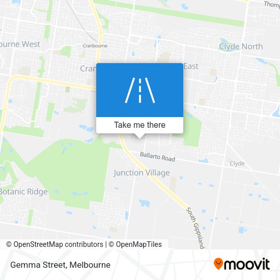 Gemma Street map