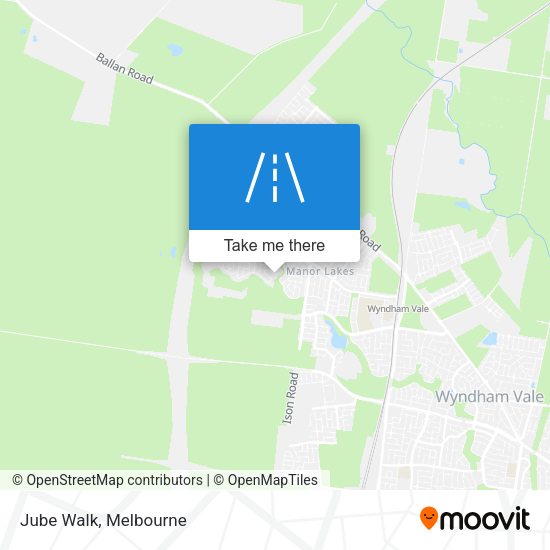 Jube Walk map