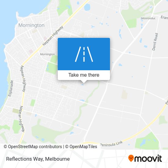 Reflections Way map