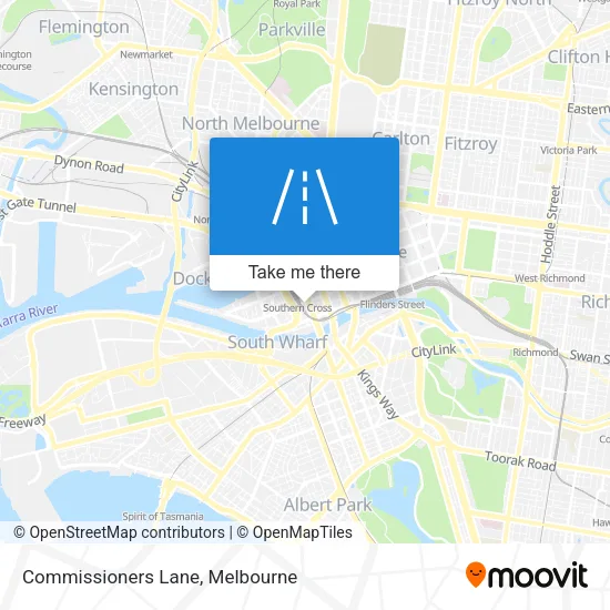 Commissioners Lane map