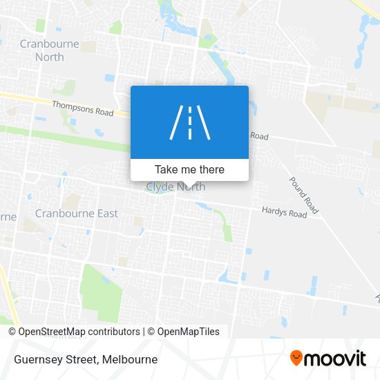 Guernsey Street map