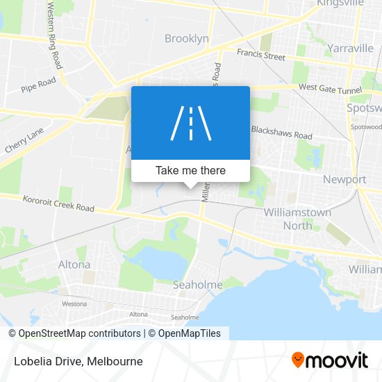 Lobelia Drive map