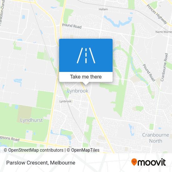 Parslow Crescent map