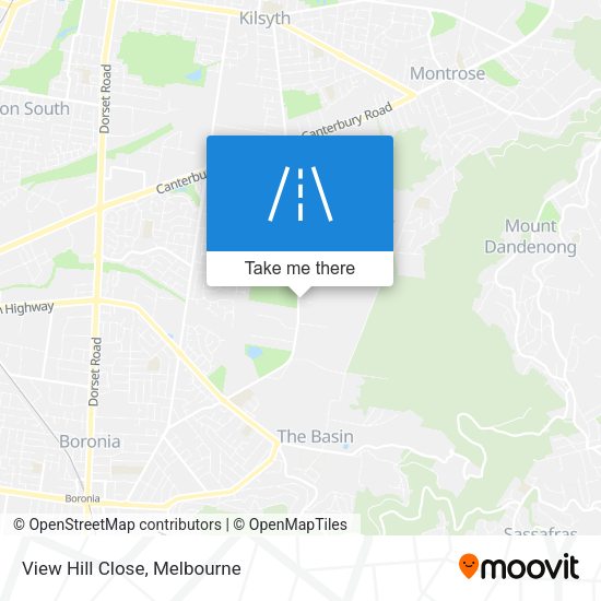 View Hill Close map