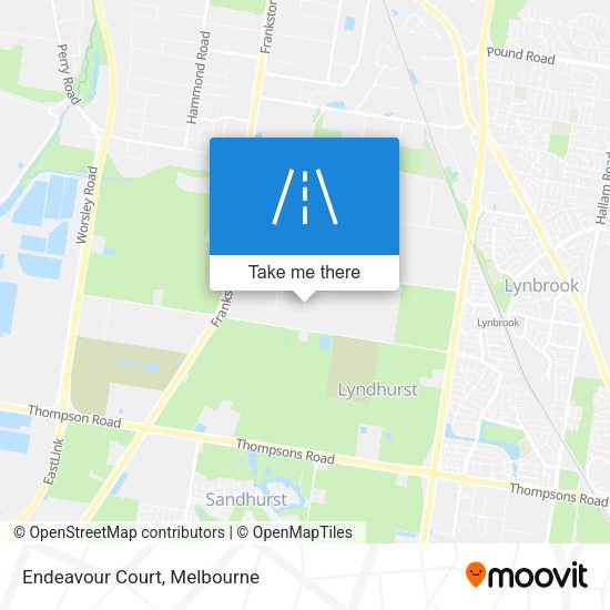 Endeavour Court map