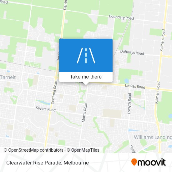 Clearwater Rise Parade map