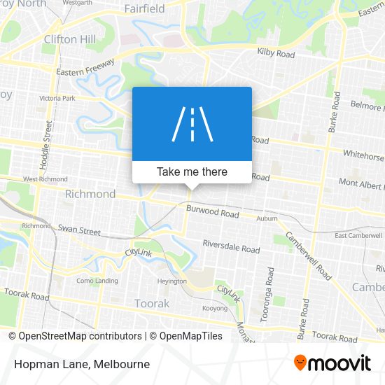 Hopman Lane map