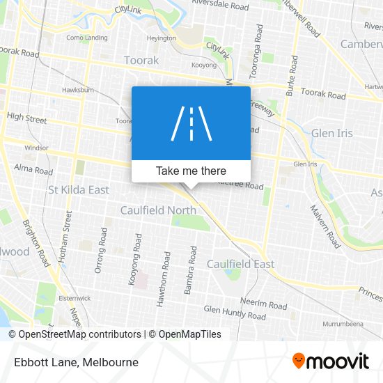 Ebbott Lane map