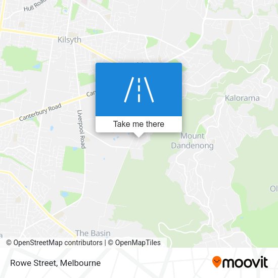 Rowe Street map