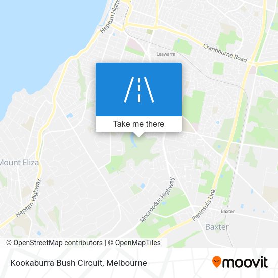 Kookaburra Bush Circuit map