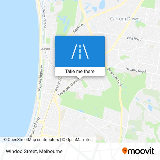 Windoo Street map