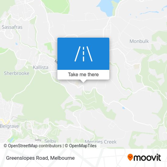 Greenslopes Road map