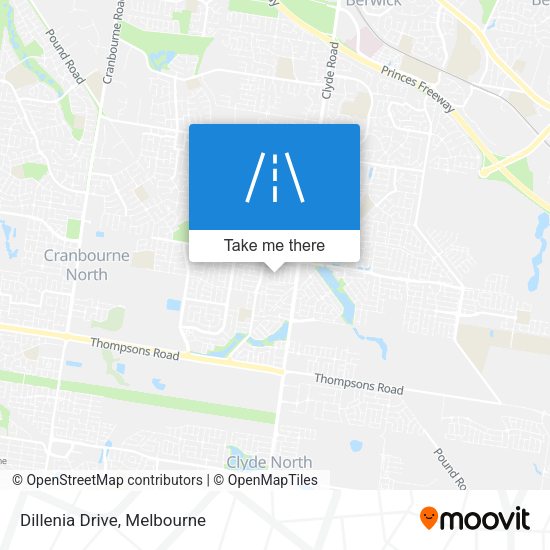 Dillenia Drive map