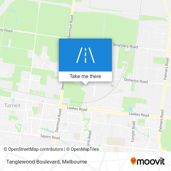 Tanglewood Boulevard map