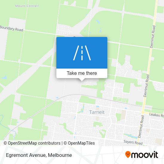Egremont Avenue map