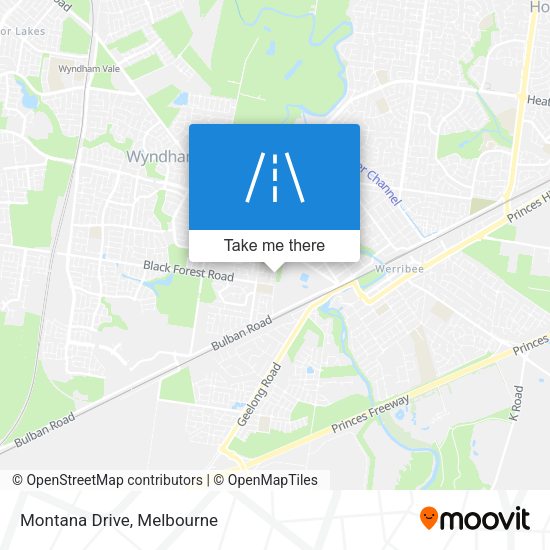 Montana Drive map