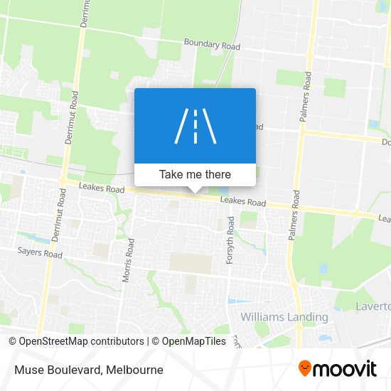 Muse Boulevard map