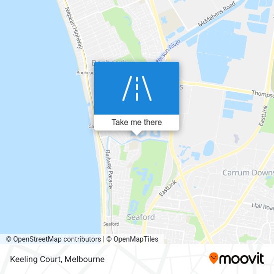 Keeling Court map