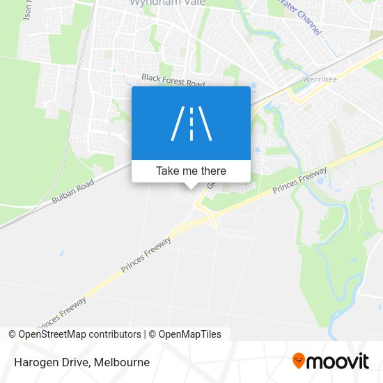 Harogen Drive map