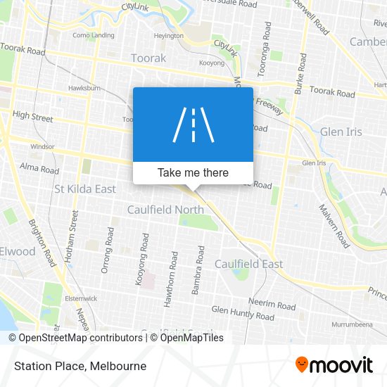Station Place map