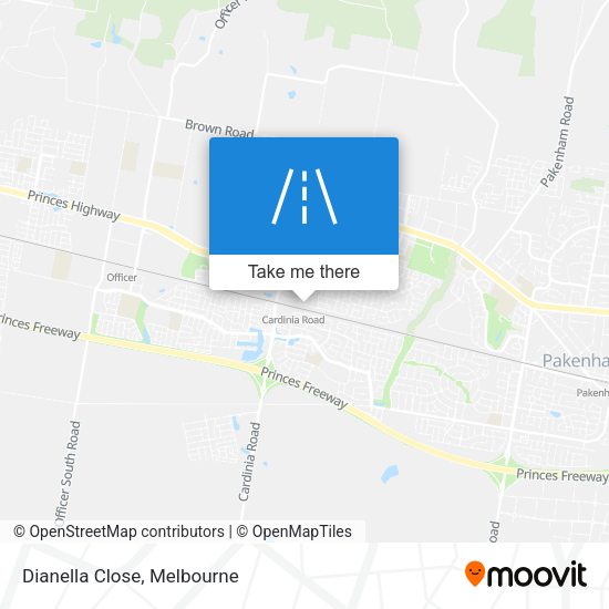 Dianella Close map