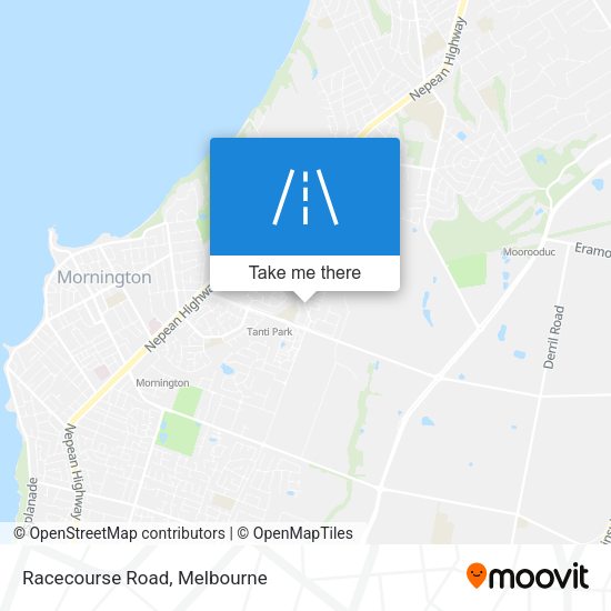 Racecourse Road map