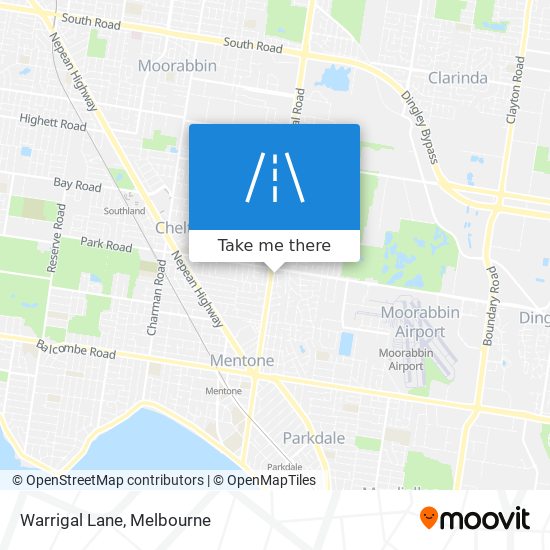 Mapa Warrigal Lane