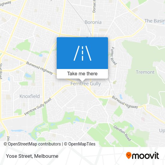 Yose Street map