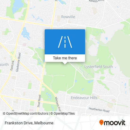 Frankston Drive map