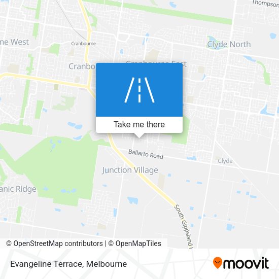 Evangeline Terrace map
