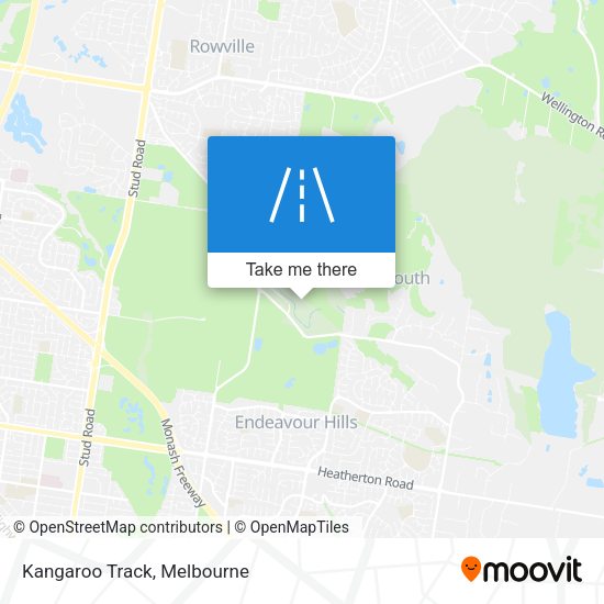 Kangaroo Track map