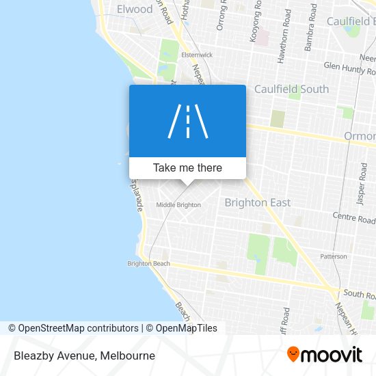 Bleazby Avenue map