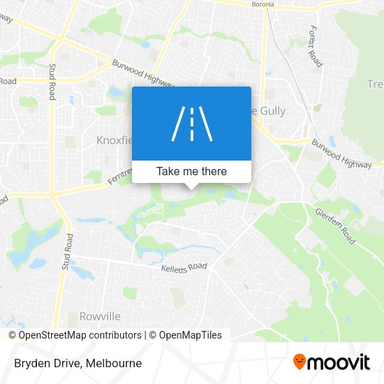 Bryden Drive map
