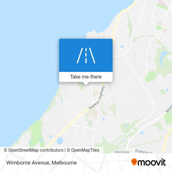 How to get to Wimborne Avenue in Mount Eliza by Bus or Train?