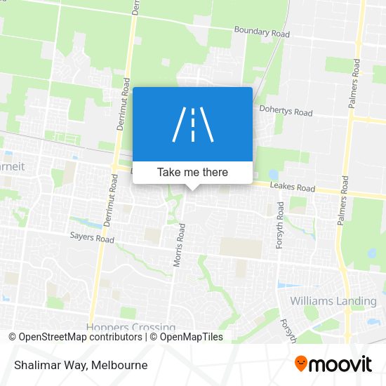 Shalimar Way map