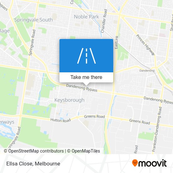 Ellsa Close map