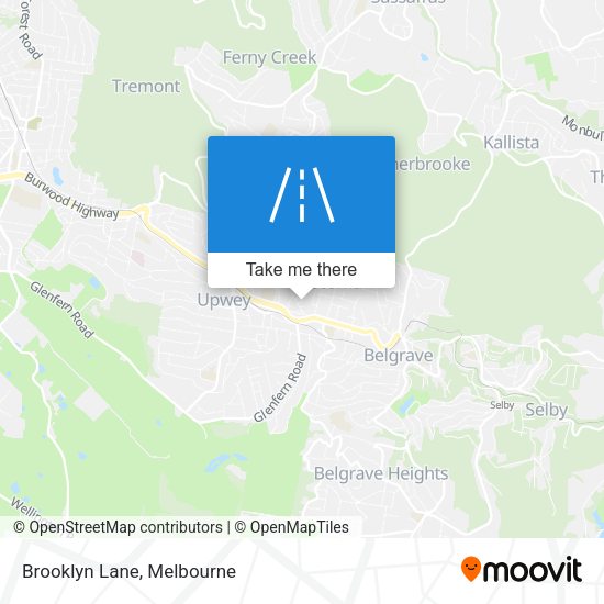 Brooklyn Lane map