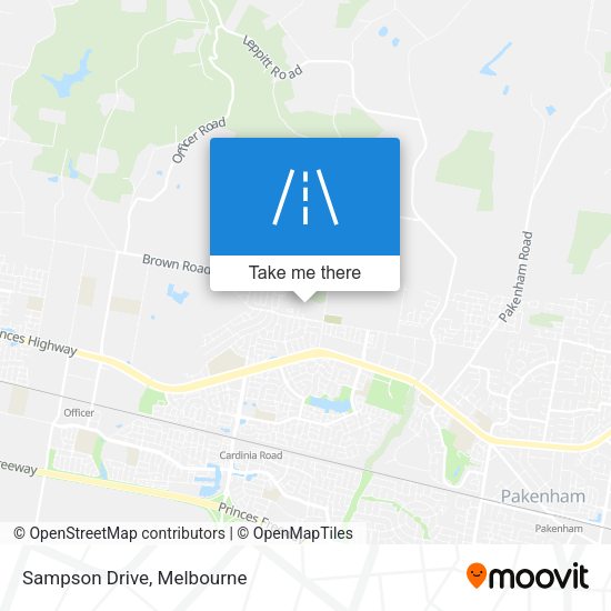 Sampson Drive map