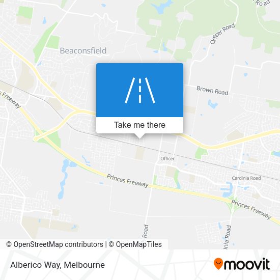 Alberico Way map