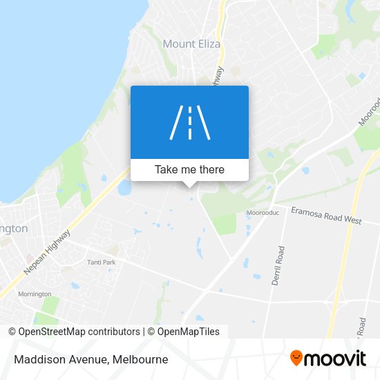Maddison Avenue map