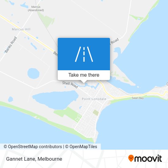 Gannet Lane map
