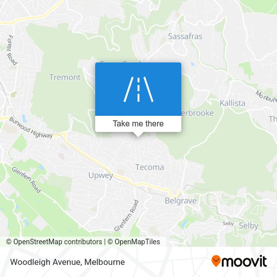 Woodleigh Avenue map
