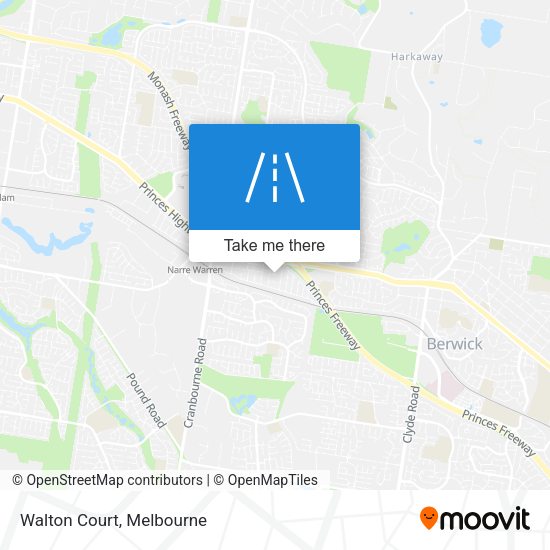 Walton Court map