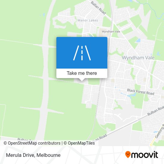 Merula Drive map