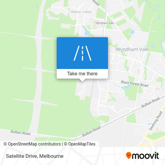 Satellite Drive map