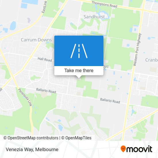 Venezia Way map
