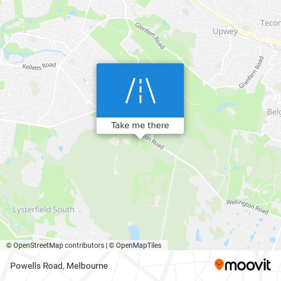 Powells Road map