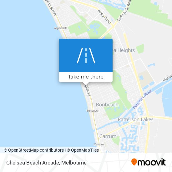 Chelsea Beach Arcade map