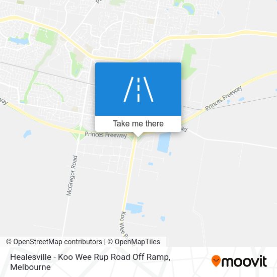 How to get to Healesville Koo Wee Rup Road Off Ramp, Pakenham by bus