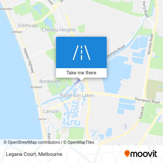 Legana Court map
